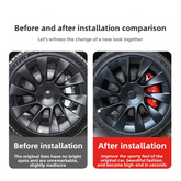 Brake Caliper Covers (4pcs) for Tesla Model 3/3 Highland Model Y/Y Juniper